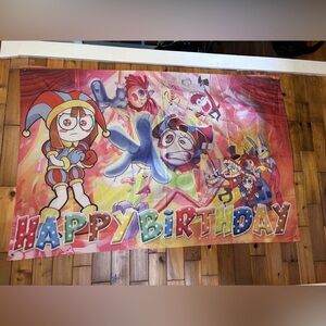 The Amazing Digital Circus Backdrop 5x3 Vinyl Amazing Digital Circus Birthday